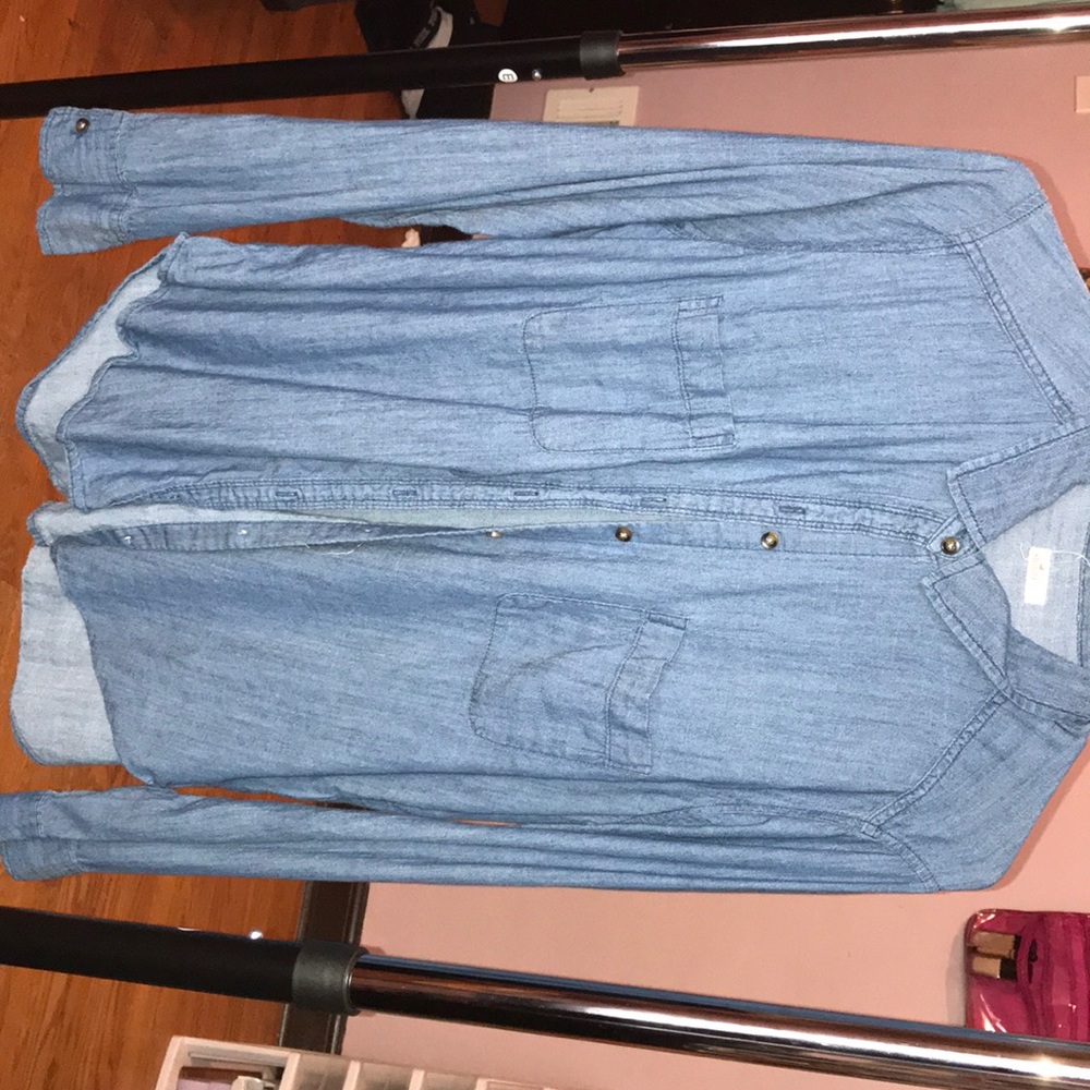 Jean Long Sleeve Blouse